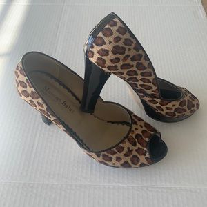 Massimo Baldi Leopard Calfhair Pumps SIZE 7.5